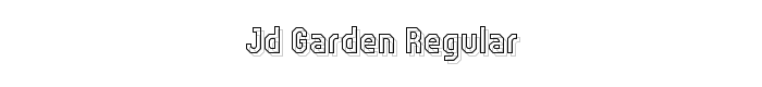 JD Garden Regular font